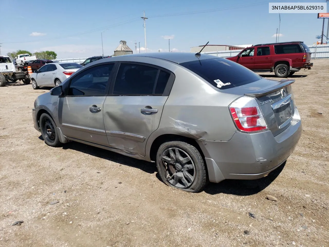 3N1AB6AP5BL629310 2011 Nissan Sentra 2.0