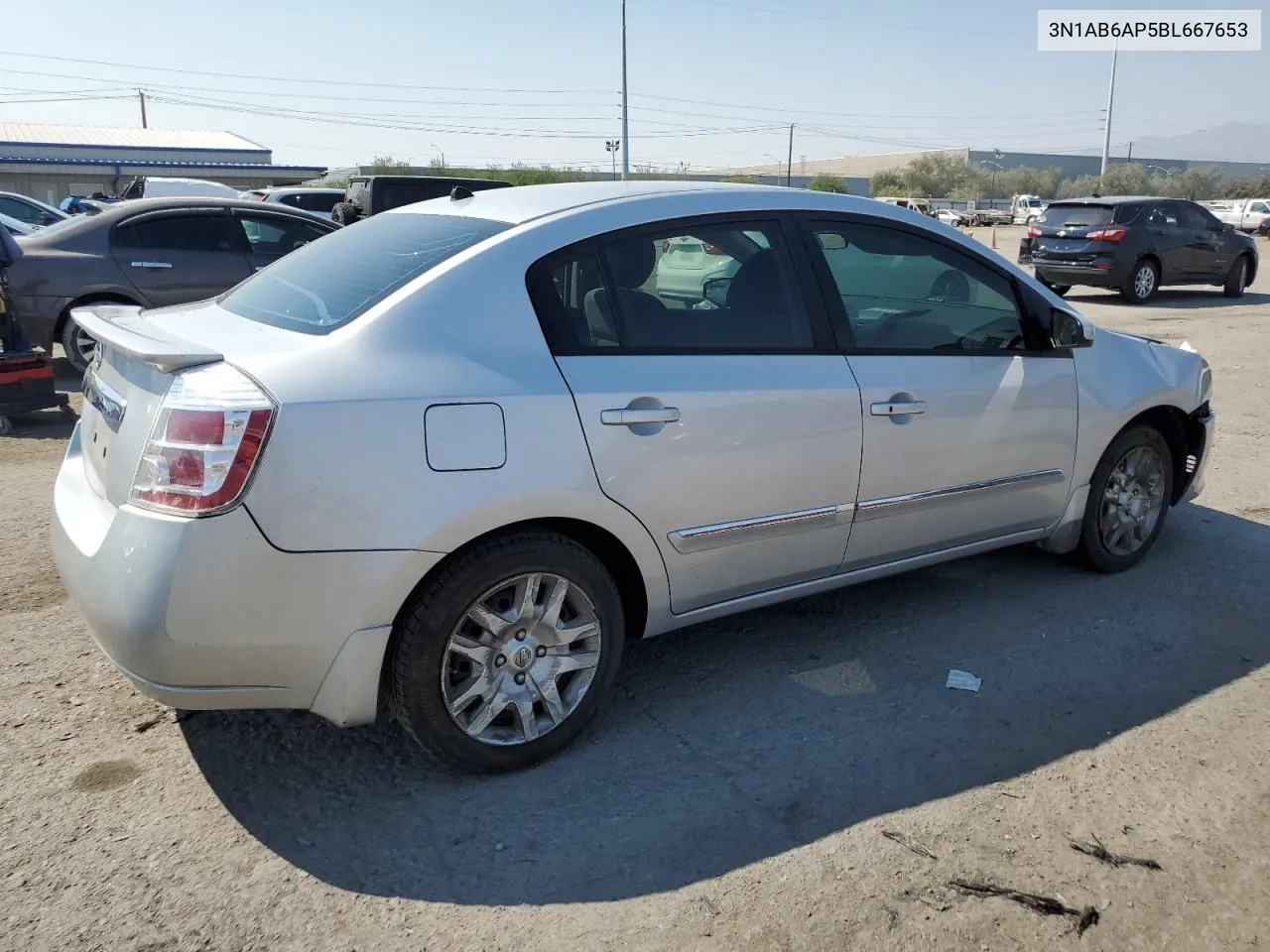 2011 Nissan Sentra 2.0 VIN: 3N1AB6AP5BL667653 Lot: 70723014