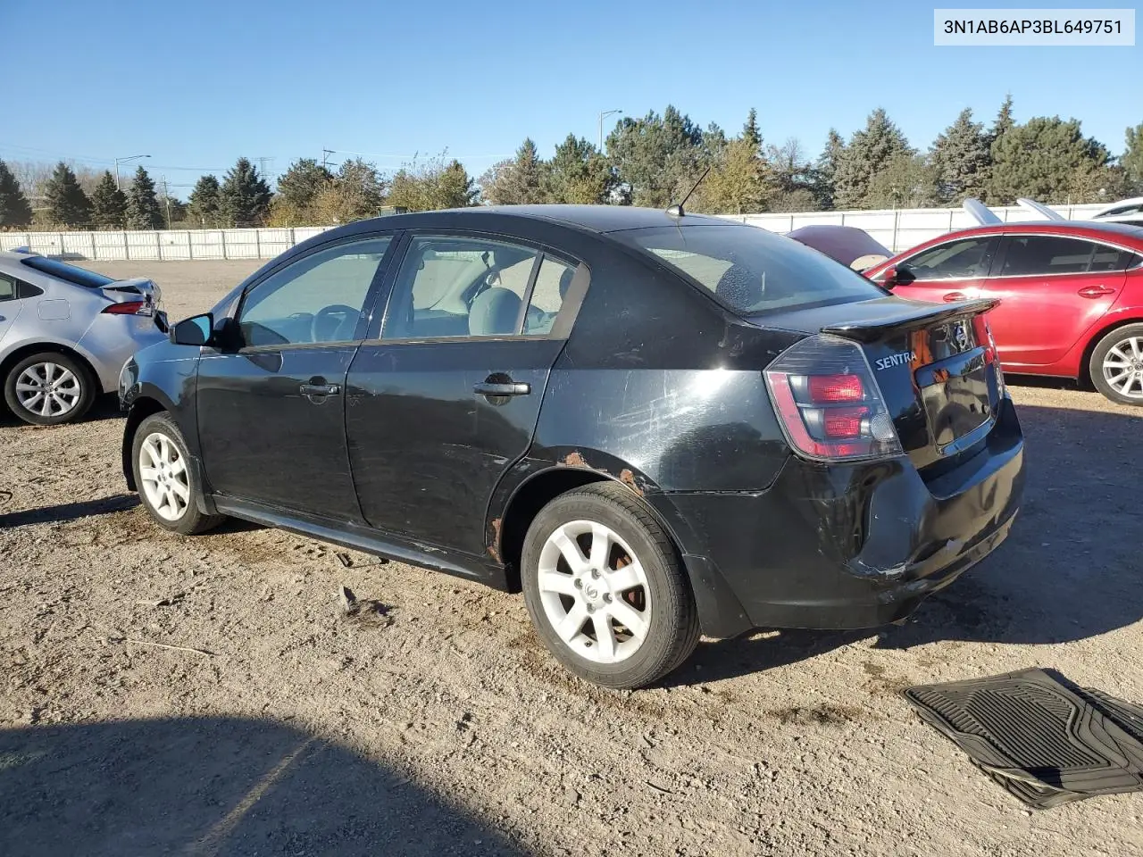 3N1AB6AP3BL649751 2011 Nissan Sentra 2.0