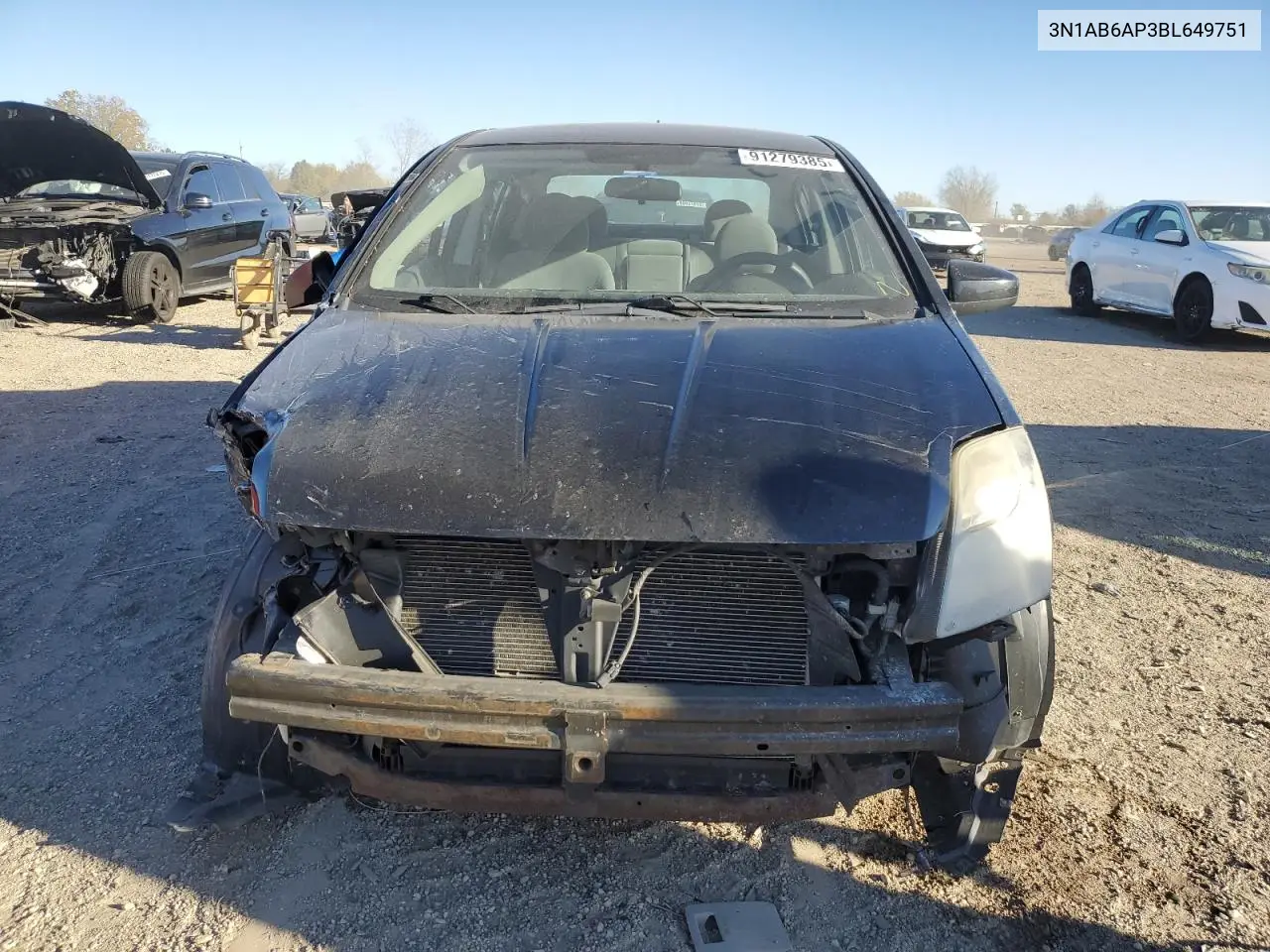 3N1AB6AP3BL649751 2011 Nissan Sentra 2.0