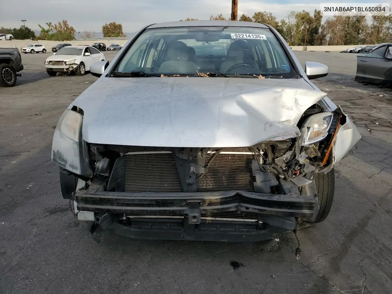 3N1AB6AP1BL650834 2011 Nissan Sentra 2.0