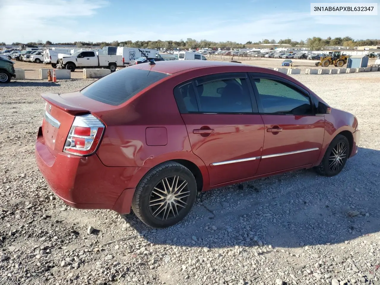 3N1AB6APXBL632347 2011 Nissan Sentra 2.0
