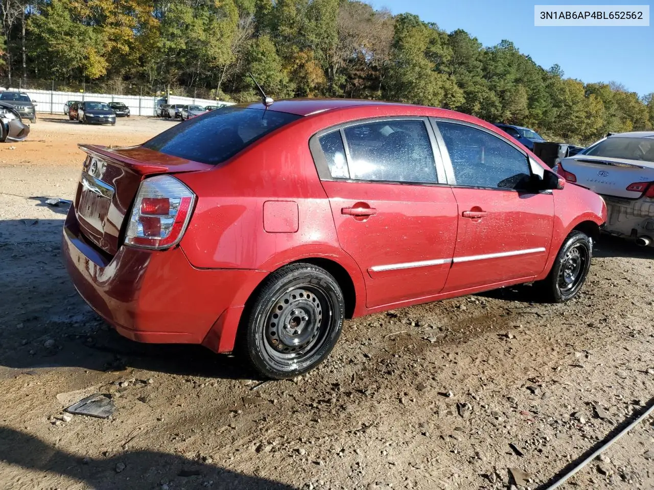 3N1AB6AP4BL652562 2011 Nissan Sentra 2.0