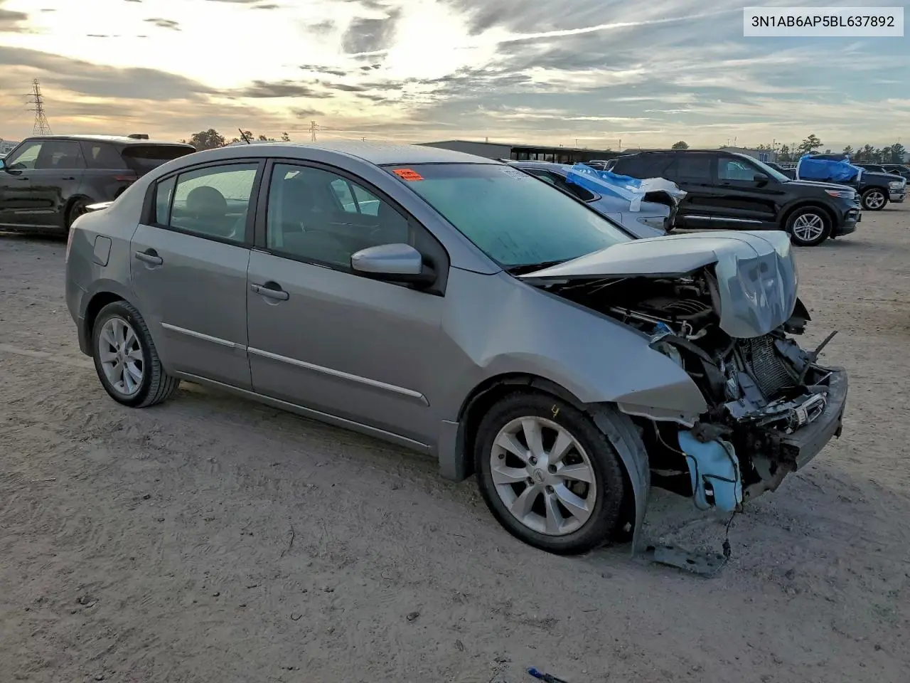 3N1AB6AP5BL637892 2011 Nissan Sentra 2.0