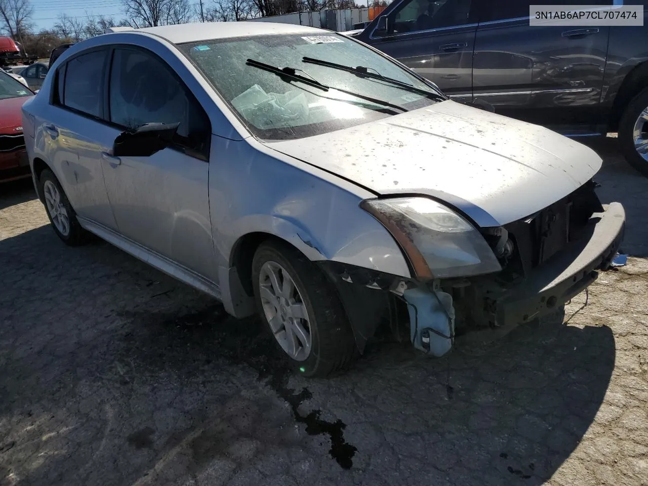 2012 Nissan Sentra 2.0 VIN: 3N1AB6AP7CL707474 Lot: 44780014