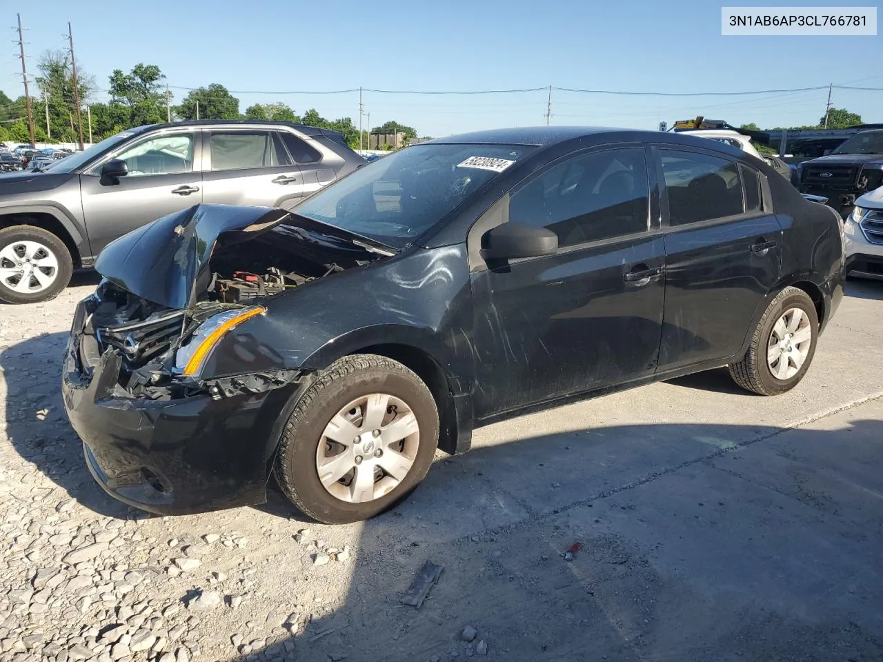 2012 Nissan Sentra 2.0 VIN: 3N1AB6AP3CL766781 Lot: 58230924