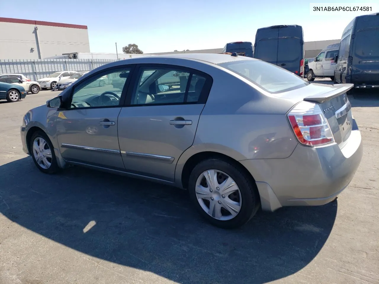 2012 Nissan Sentra 2.0 VIN: 3N1AB6AP6CL674581 Lot: 62309894