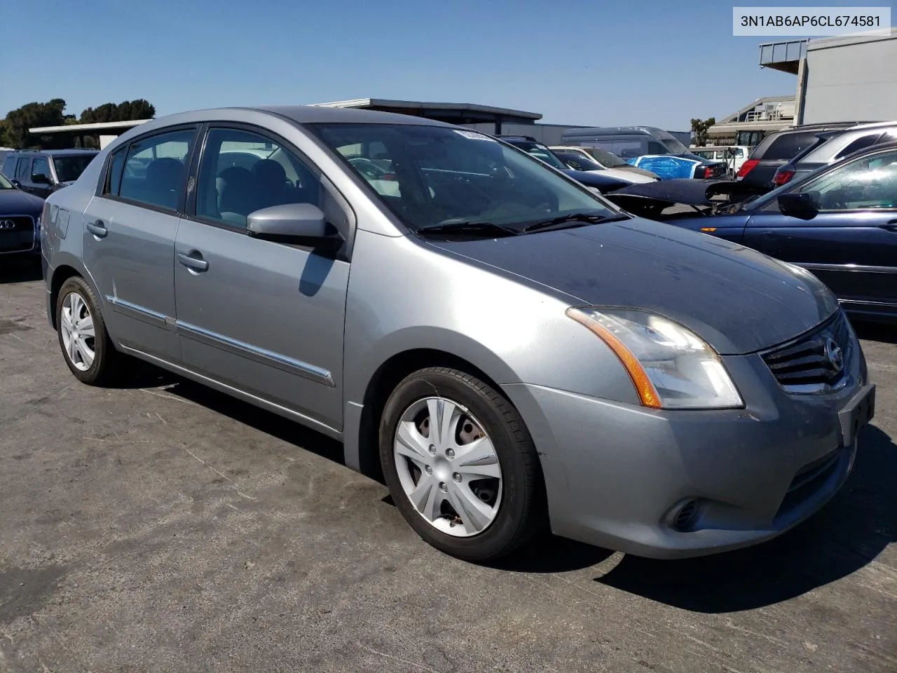 2012 Nissan Sentra 2.0 VIN: 3N1AB6AP6CL674581 Lot: 62309894