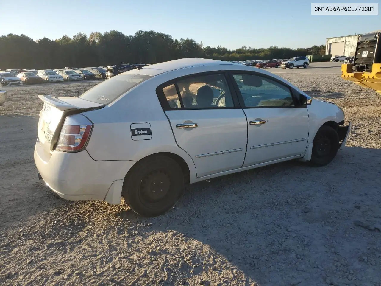 3N1AB6AP6CL772381 2012 Nissan Sentra 2.0