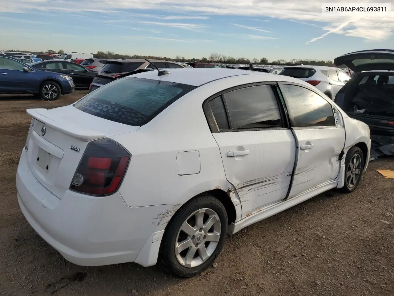 3N1AB6AP4CL693811 2012 Nissan Sentra 2.0