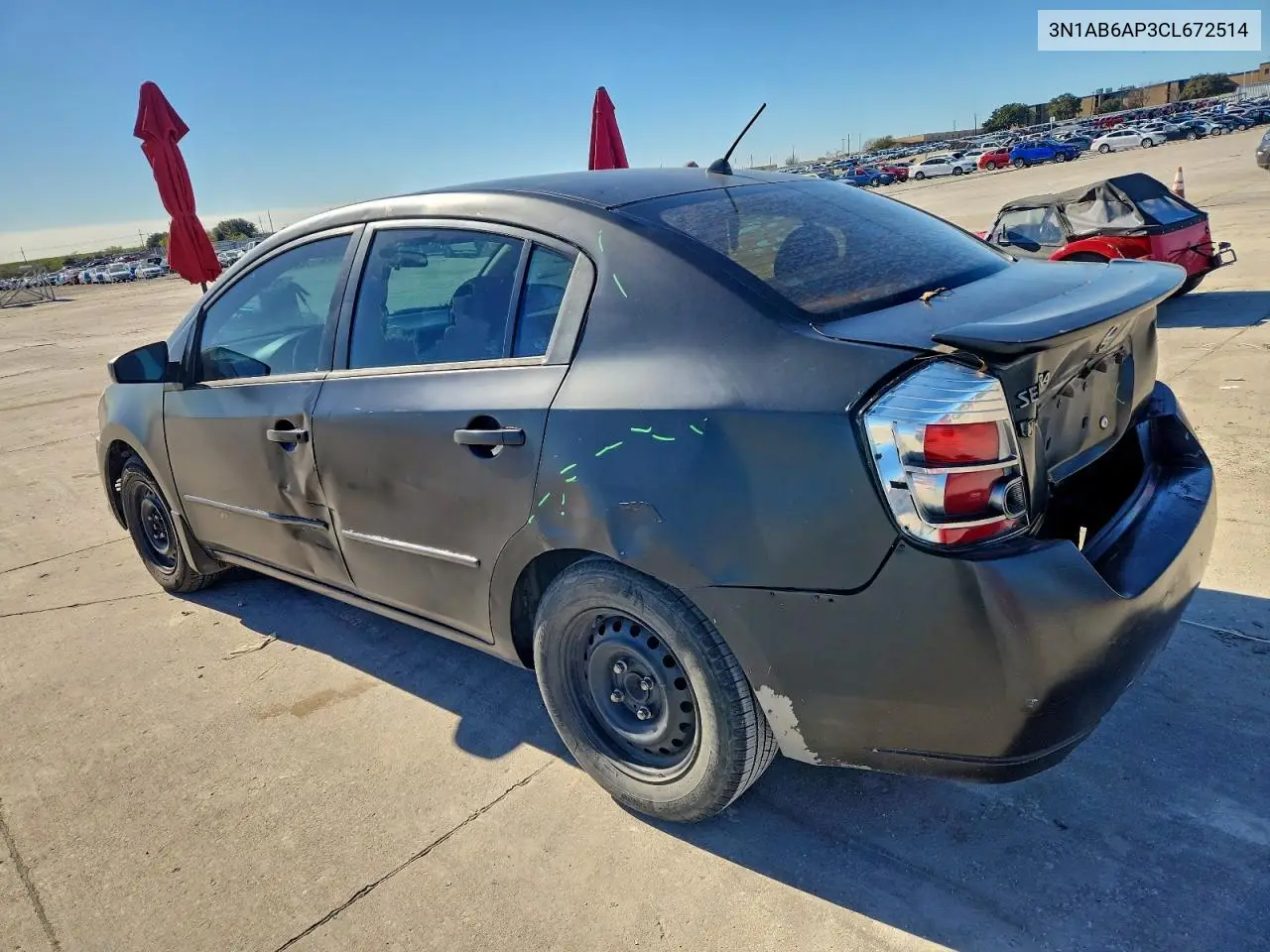 3N1AB6AP3CL672514 2012 Nissan Sentra 2.0