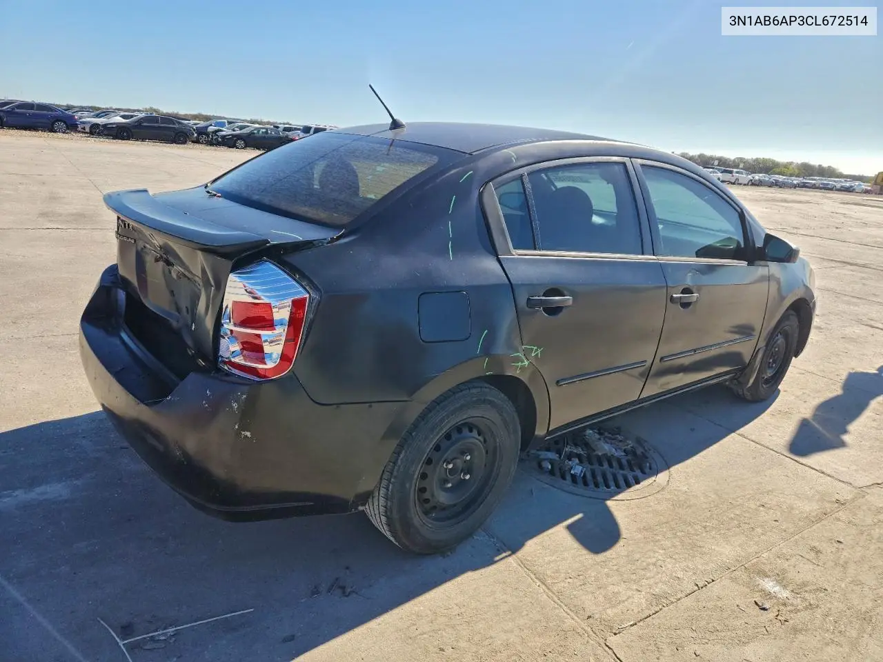 3N1AB6AP3CL672514 2012 Nissan Sentra 2.0