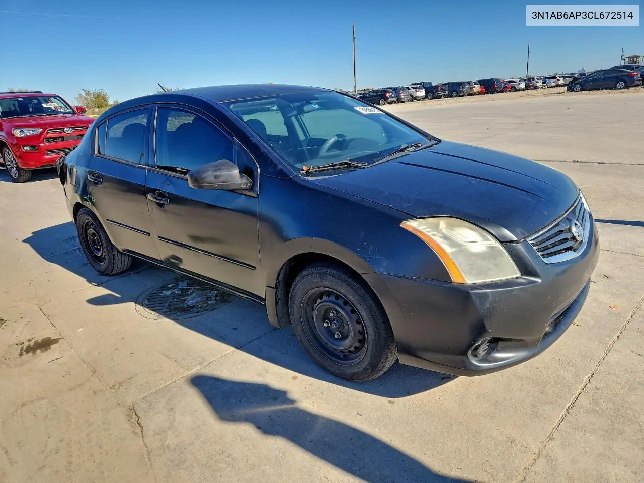 3N1AB6AP3CL672514 2012 Nissan Sentra 2.0