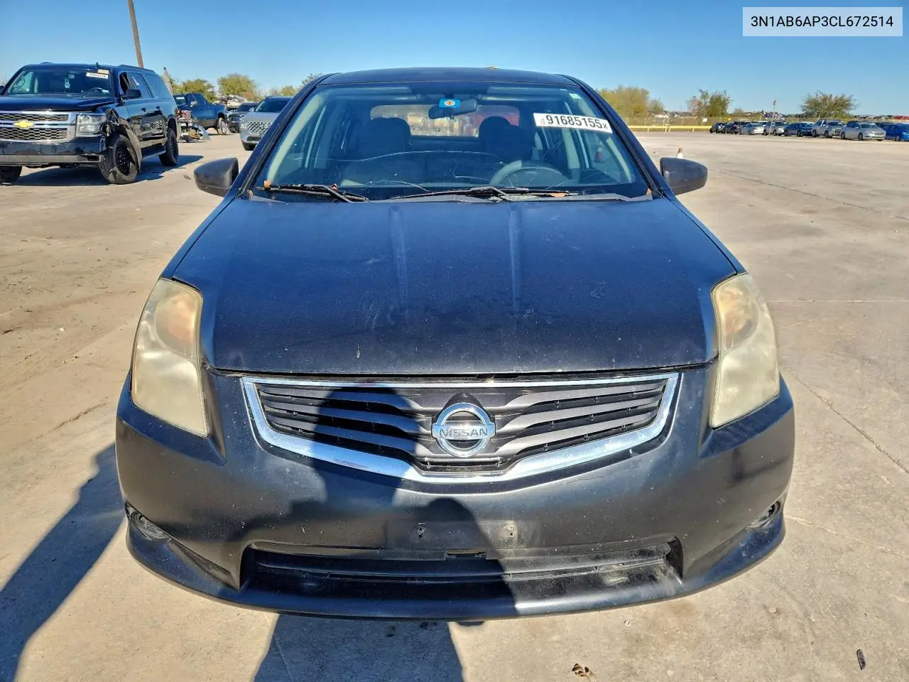 3N1AB6AP3CL672514 2012 Nissan Sentra 2.0