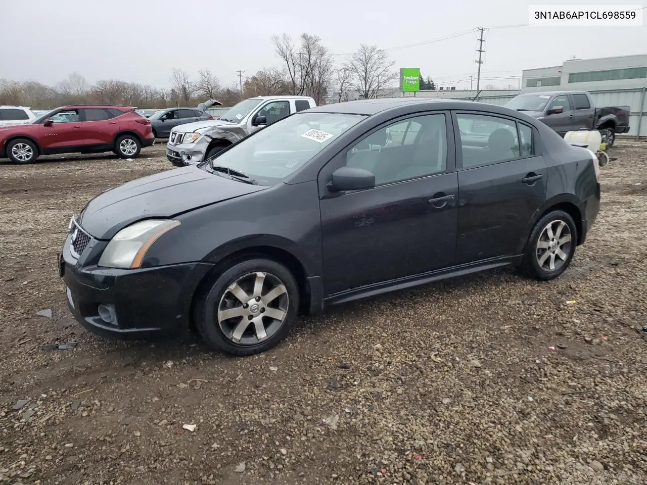 3N1AB6AP1CL698559 2012 Nissan Sentra 2.0
