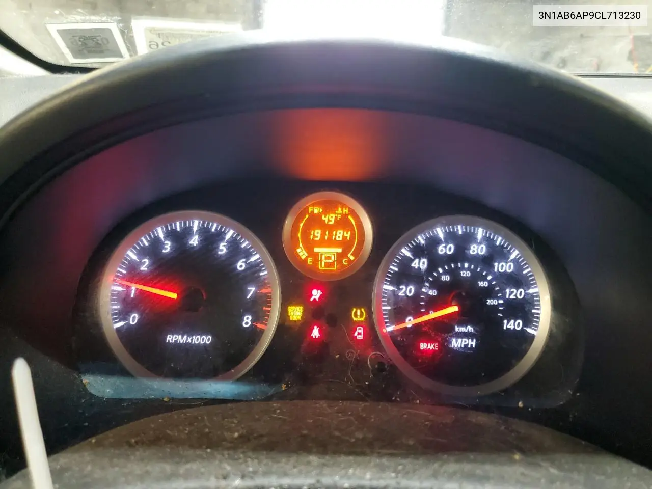 3N1AB6AP9CL713230 2012 Nissan Sentra 2.0