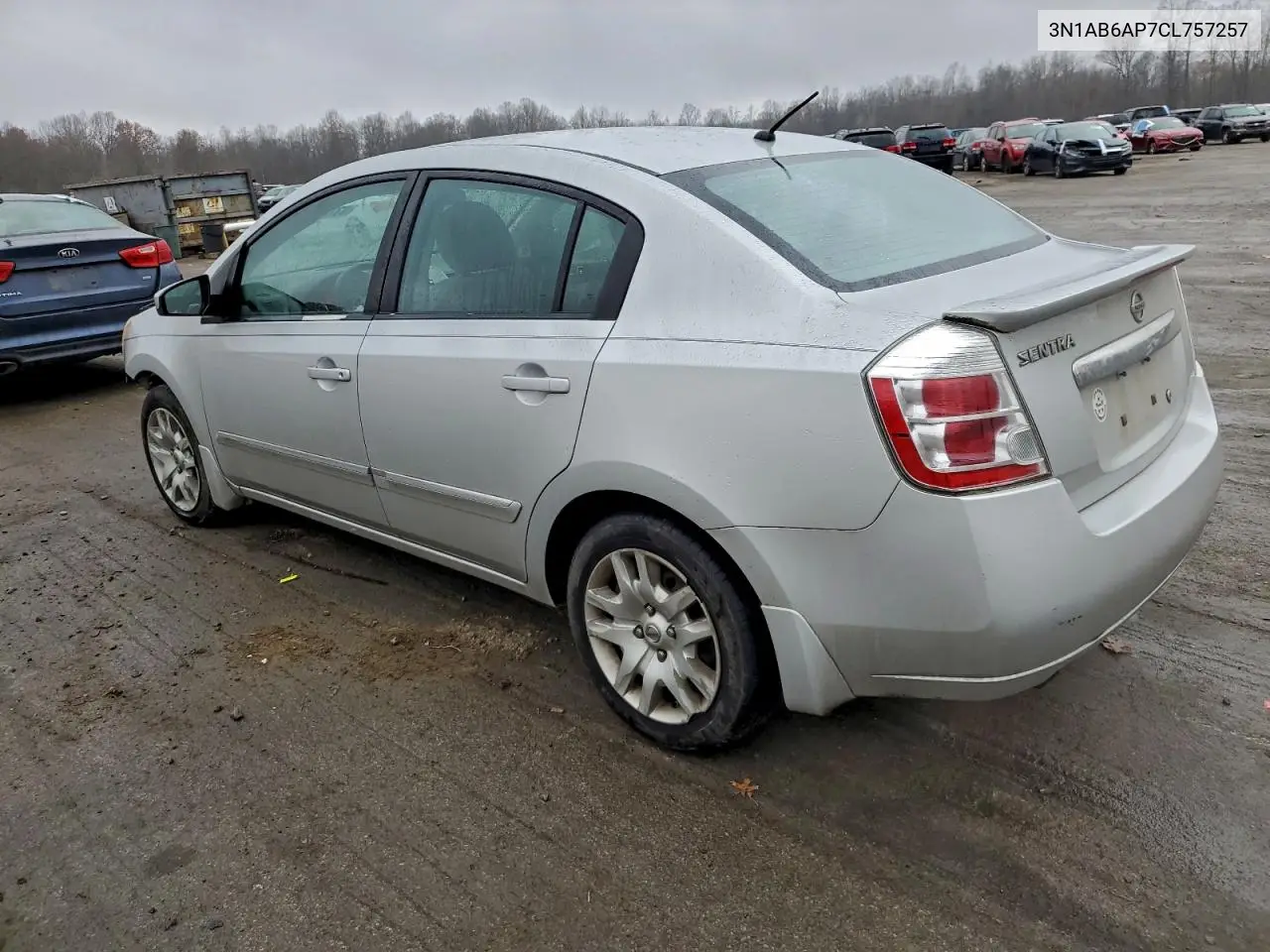 3N1AB6AP7CL757257 2012 Nissan Sentra 2.0