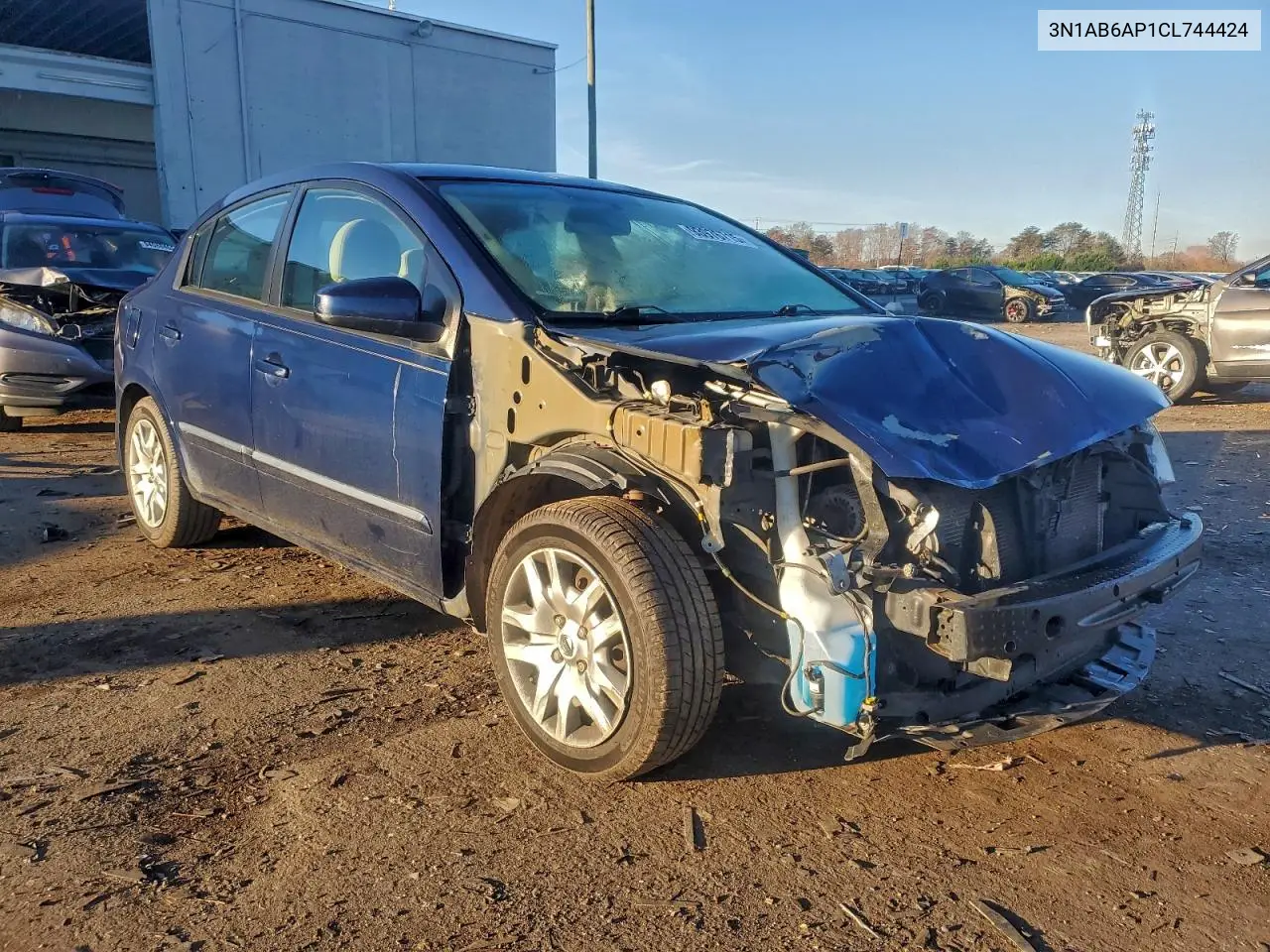 3N1AB6AP1CL744424 2012 Nissan Sentra 2.0