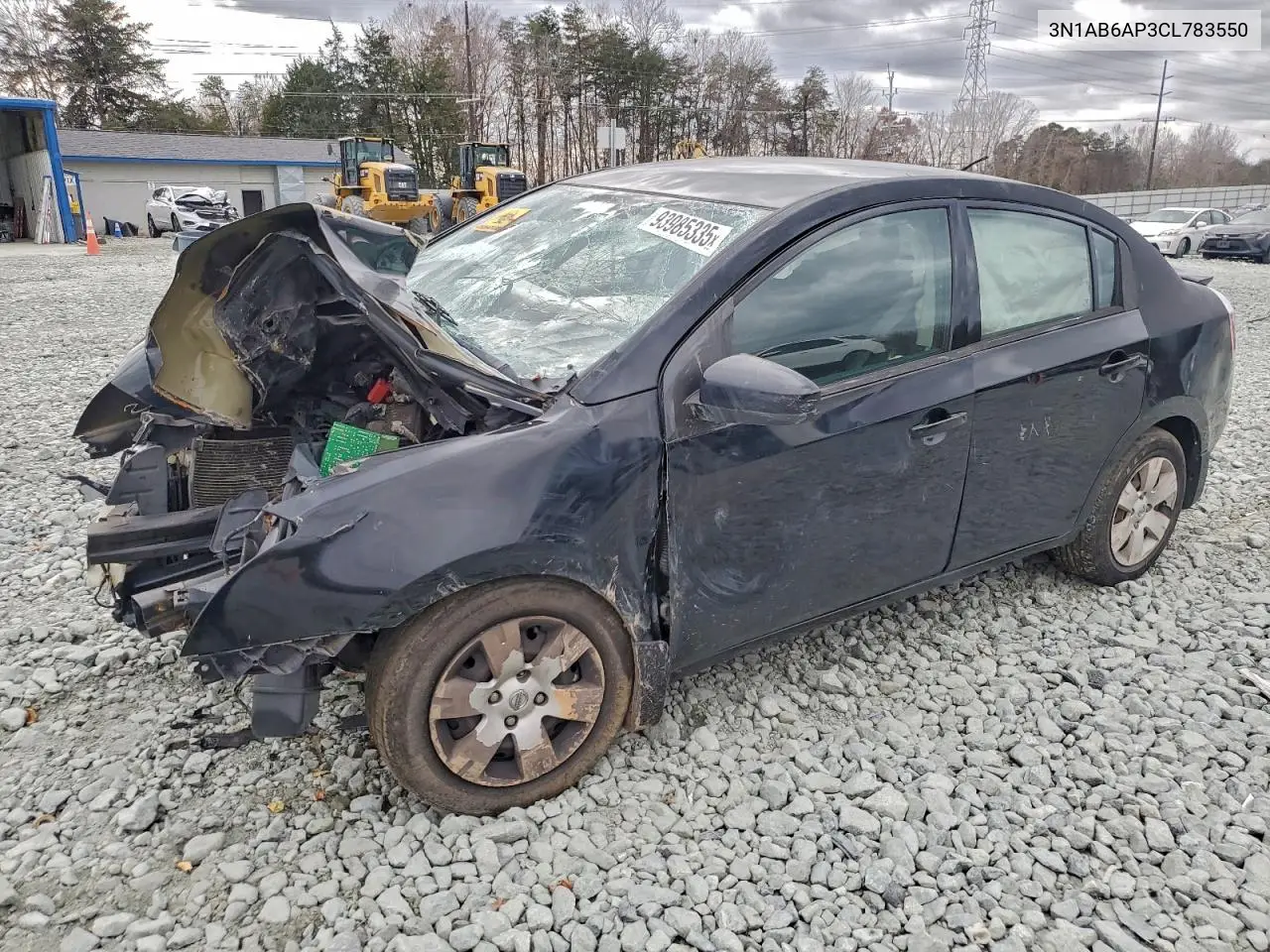 3N1AB6AP3CL783550 2012 Nissan Sentra 2.0