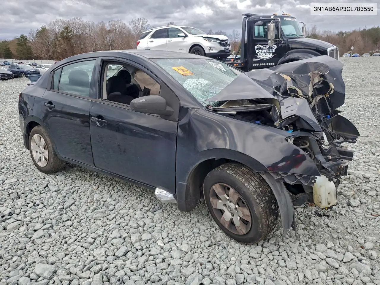 3N1AB6AP3CL783550 2012 Nissan Sentra 2.0