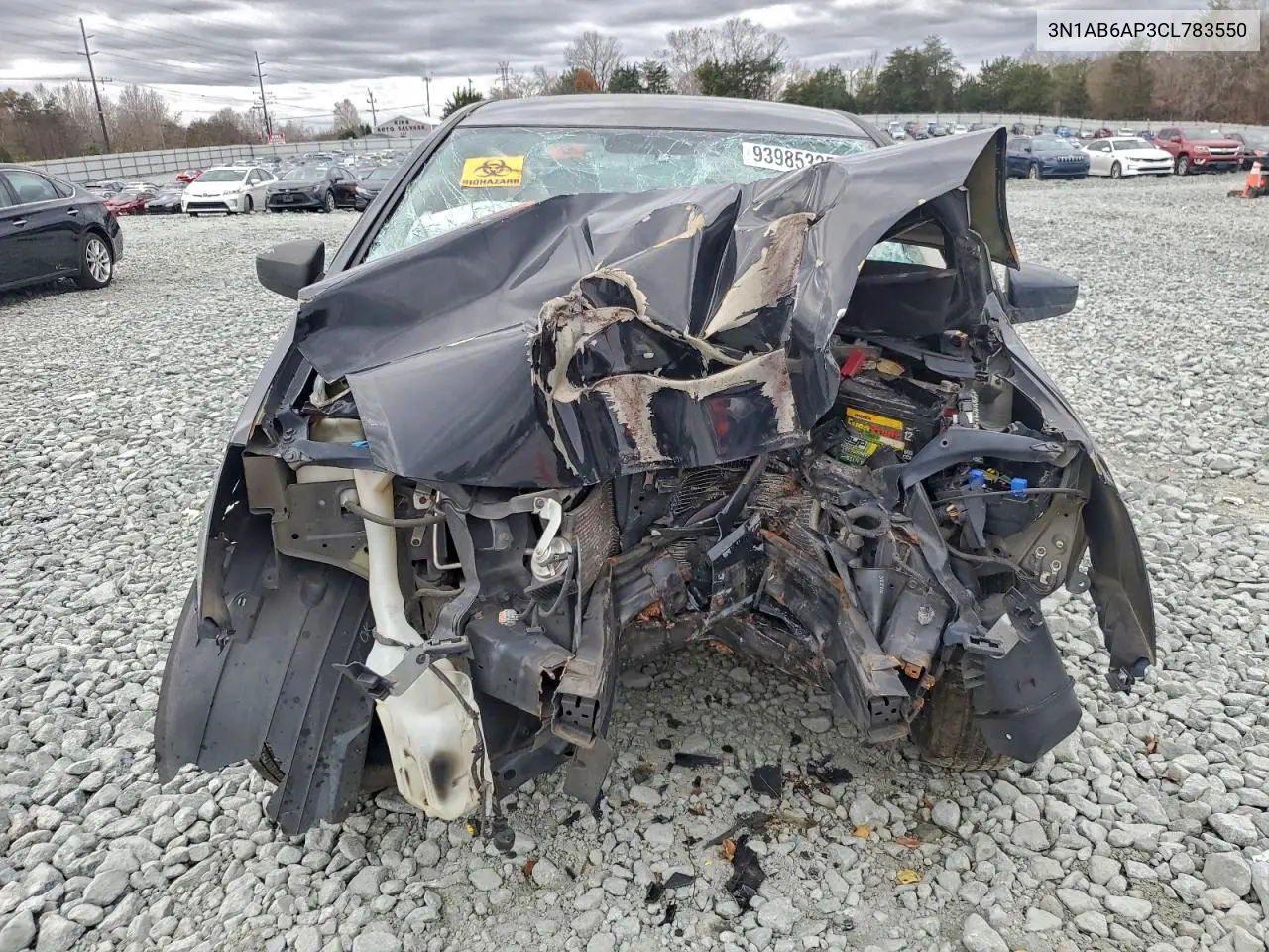 3N1AB6AP3CL783550 2012 Nissan Sentra 2.0