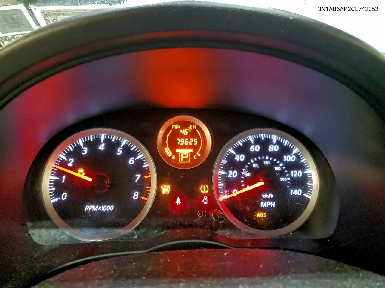 3N1AB6AP2CL742052 2012 Nissan Sentra 2.0