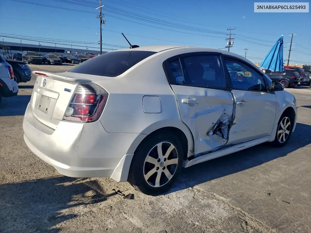 3N1AB6AP6CL625493 2012 Nissan Sentra 2.0
