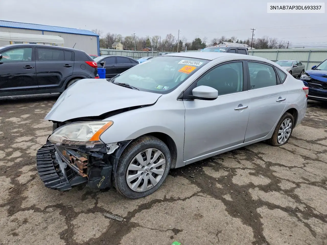 3N1AB7AP3DL693337 2013 Niss Sentra Se