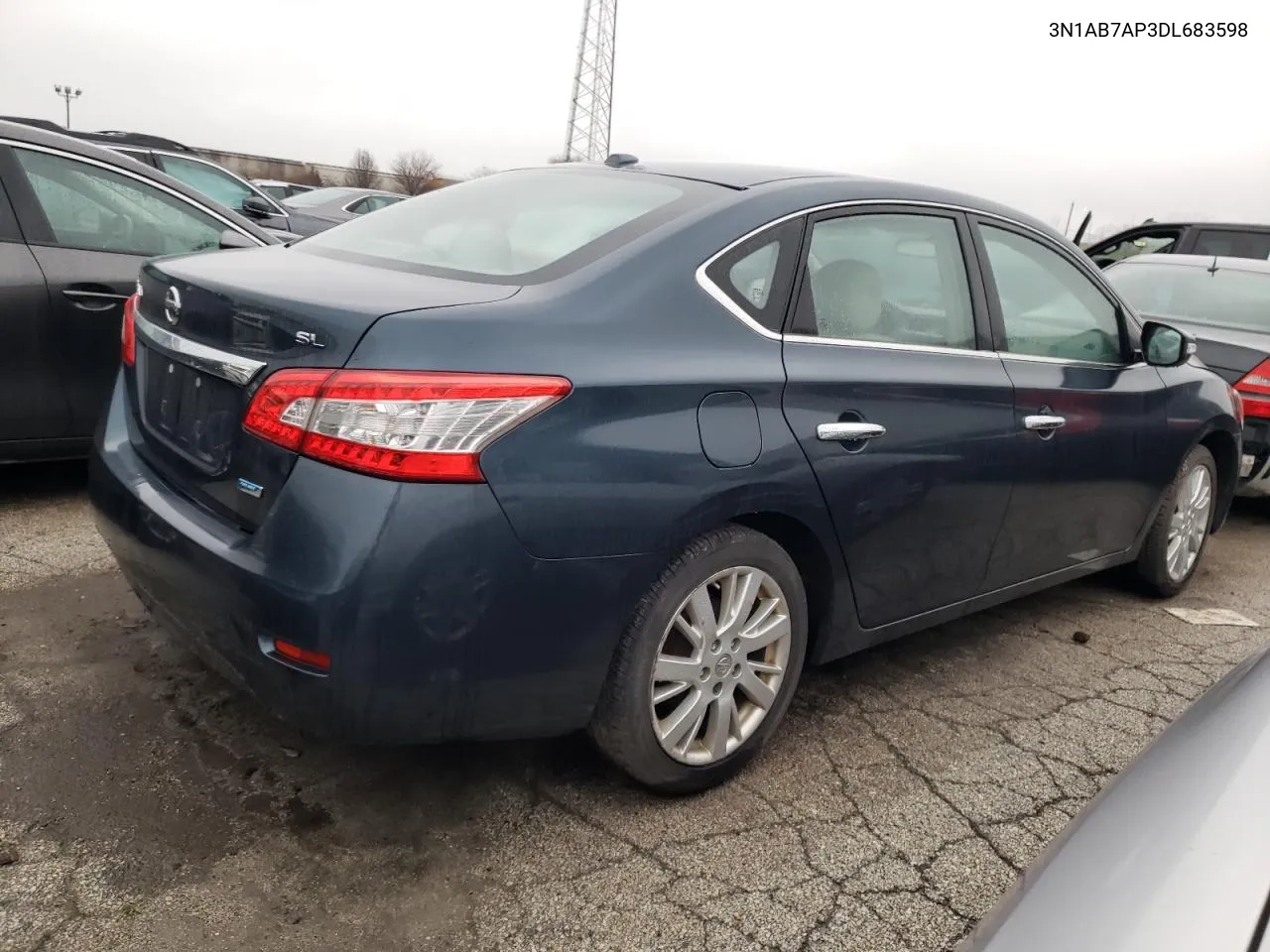 2013 Nissan Sentra S VIN: 3N1AB7AP3DL683598 Lot: 49931693