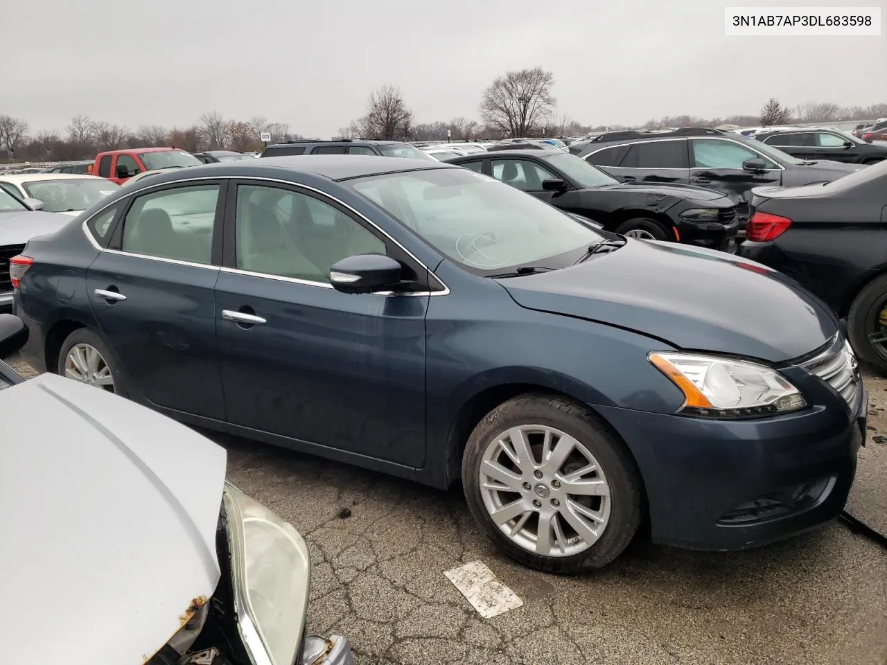 2013 Nissan Sentra S VIN: 3N1AB7AP3DL683598 Lot: 49931693