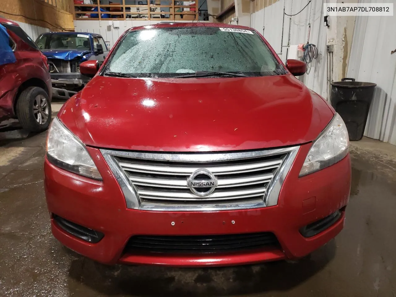 2013 Nissan Sentra S VIN: 3N1AB7AP7DL708812 Lot: 55130854