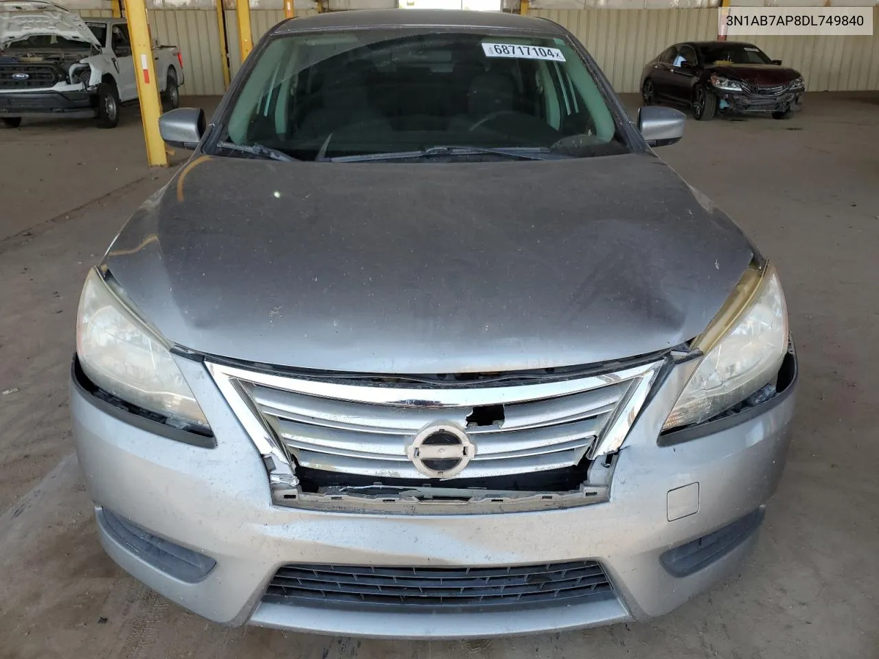 2013 Nissan Sentra S VIN: 3N1AB7AP8DL749840 Lot: 68717104