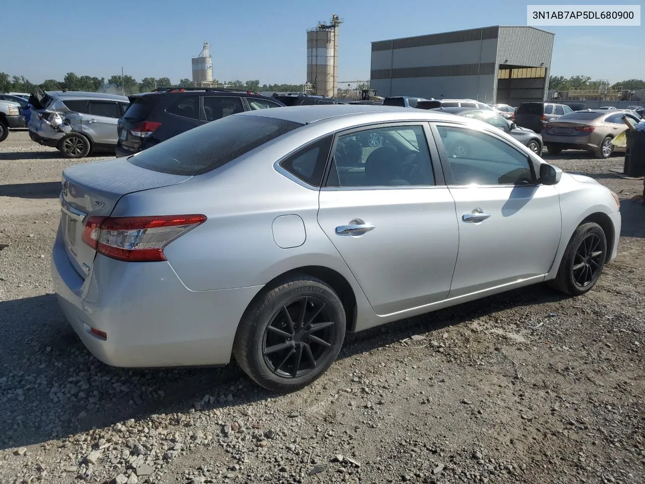 2013 Nissan Sentra S VIN: 3N1AB7AP5DL680900 Lot: 70329044