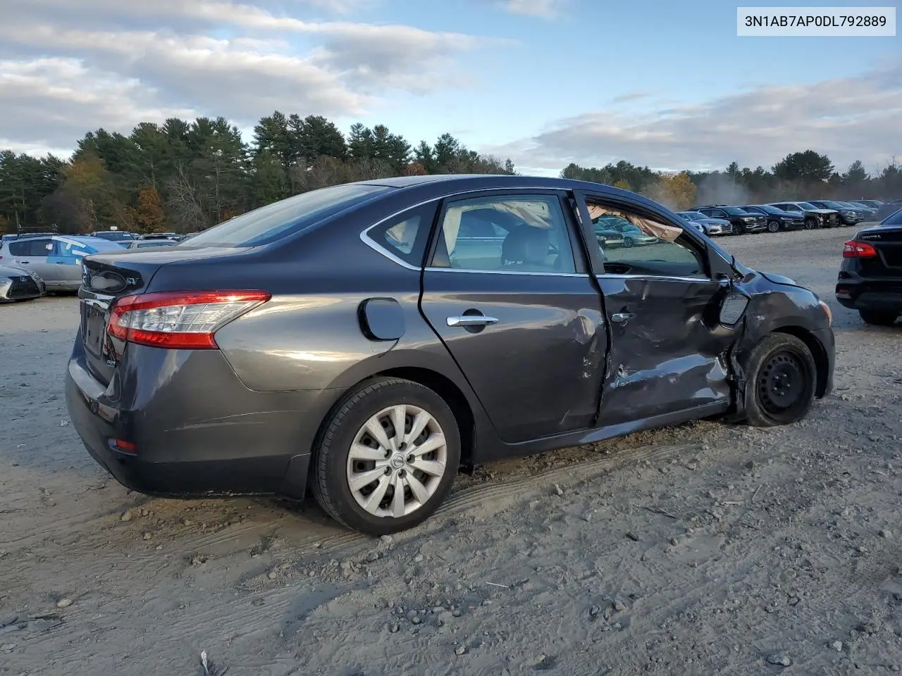 3N1AB7AP0DL792889 2013 Nissan Sentra S