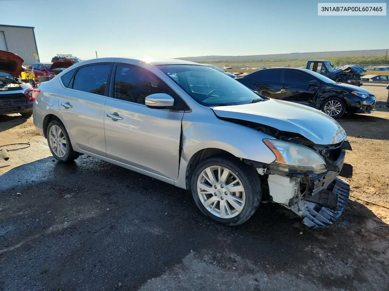 3N1AB7AP0DL607465 2013 Nissan Sentra S