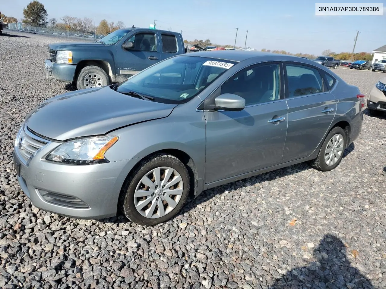 3N1AB7AP3DL789386 2013 Nissan Sentra S