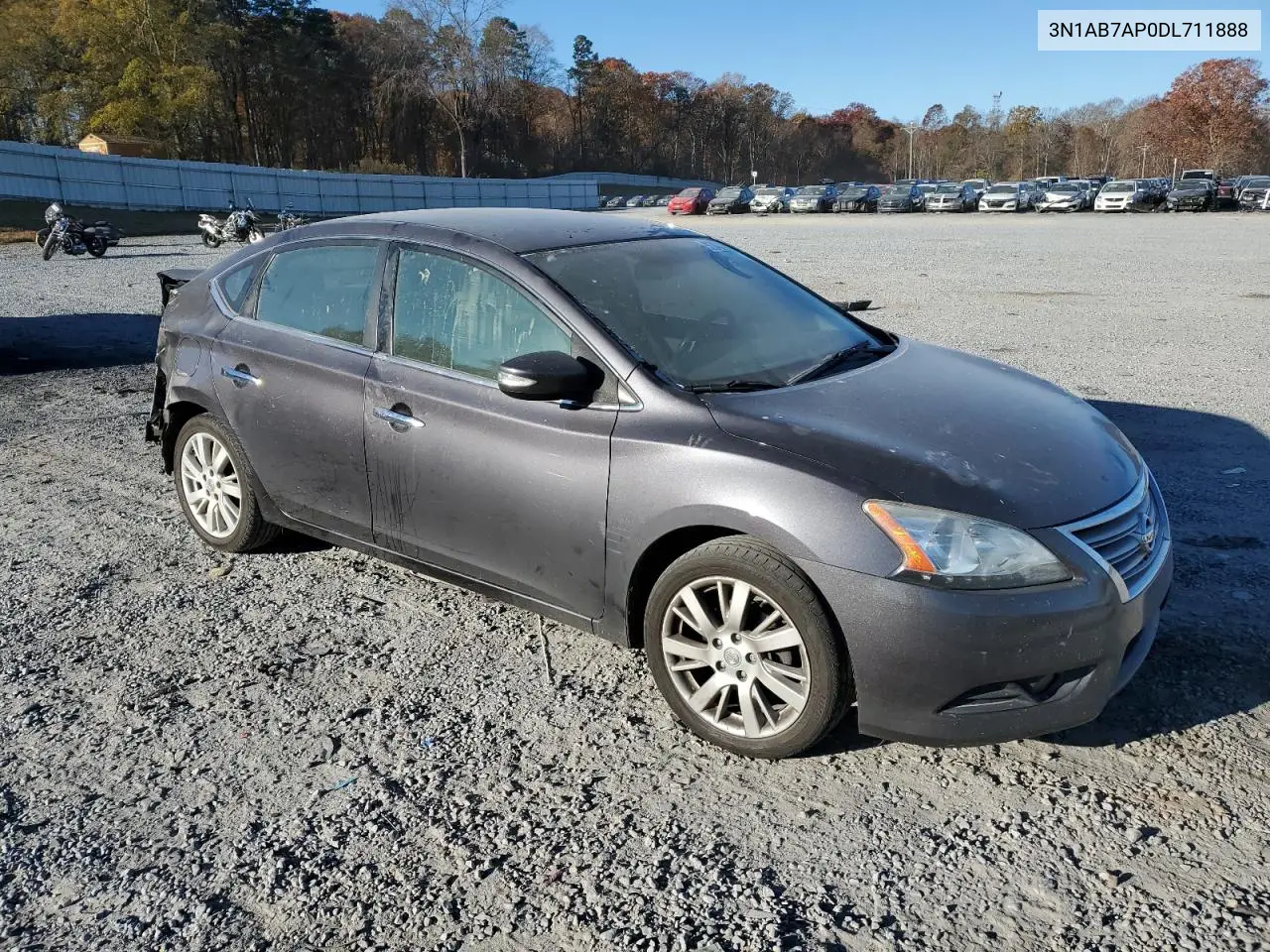 3N1AB7AP0DL711888 2013 Nissan Sentra S
