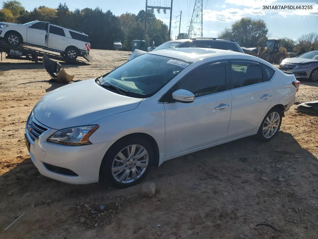 3N1AB7AP5DL663255 2013 Nissan Sentra S