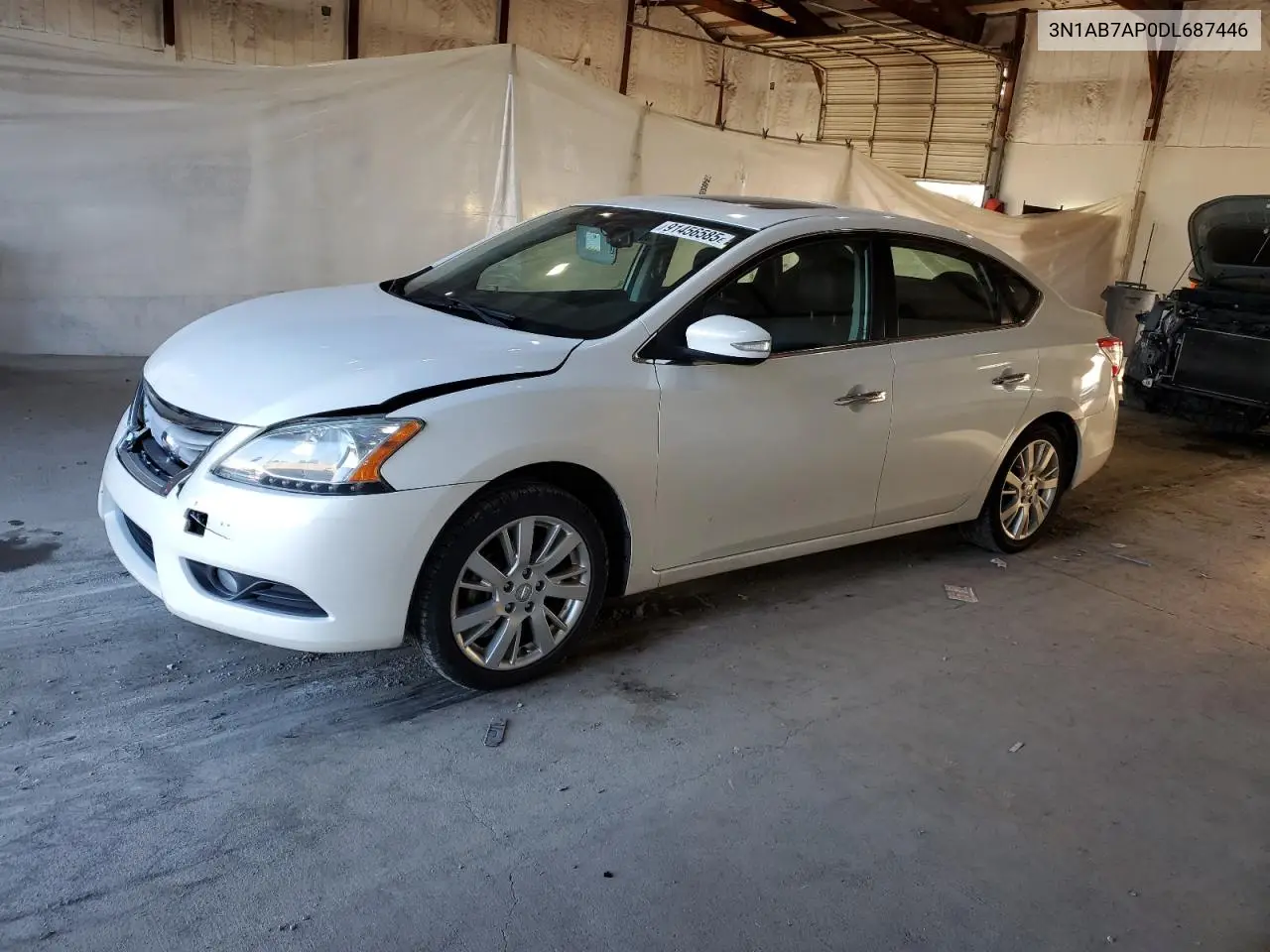 3N1AB7AP0DL687446 2013 Nissan Sentra S
