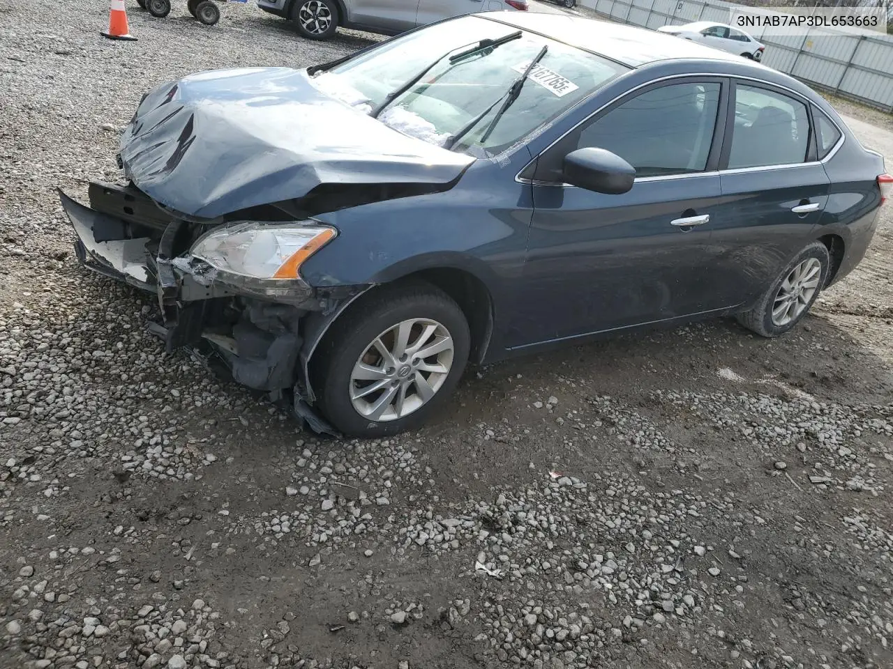 3N1AB7AP3DL653663 2013 Nissan Sentra S
