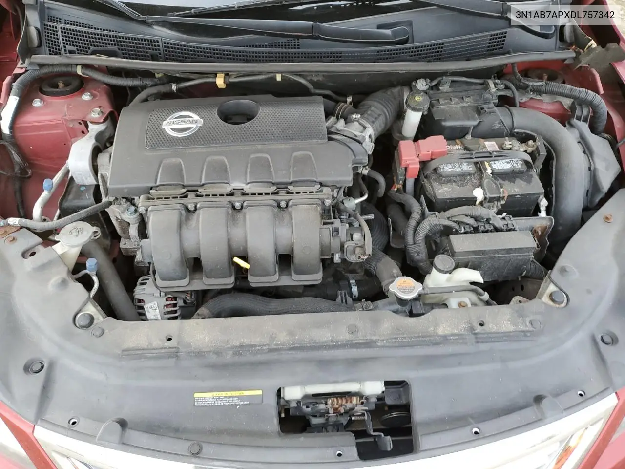 3N1AB7APXDL757342 2013 Nissan Sentra S