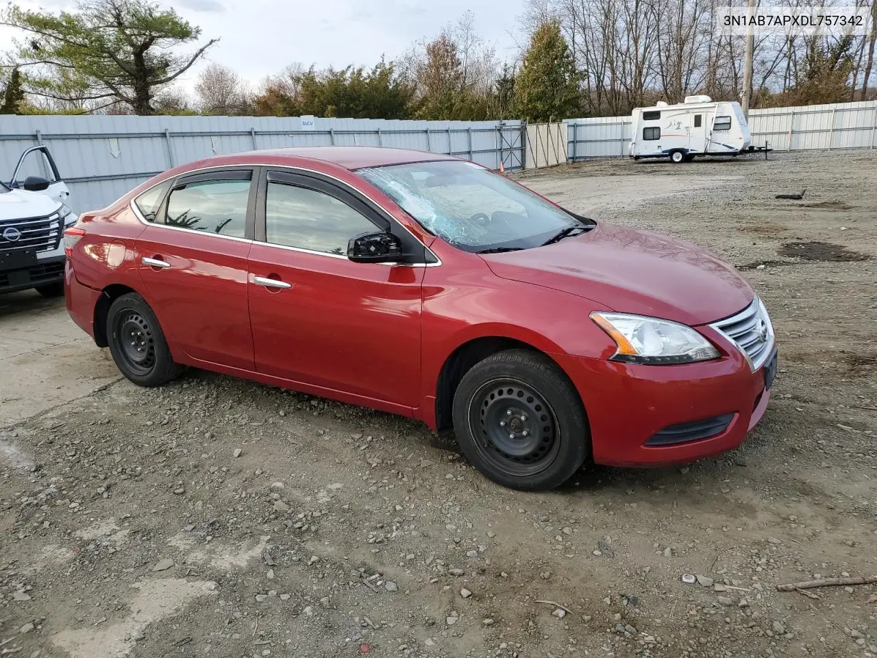 3N1AB7APXDL757342 2013 Nissan Sentra S