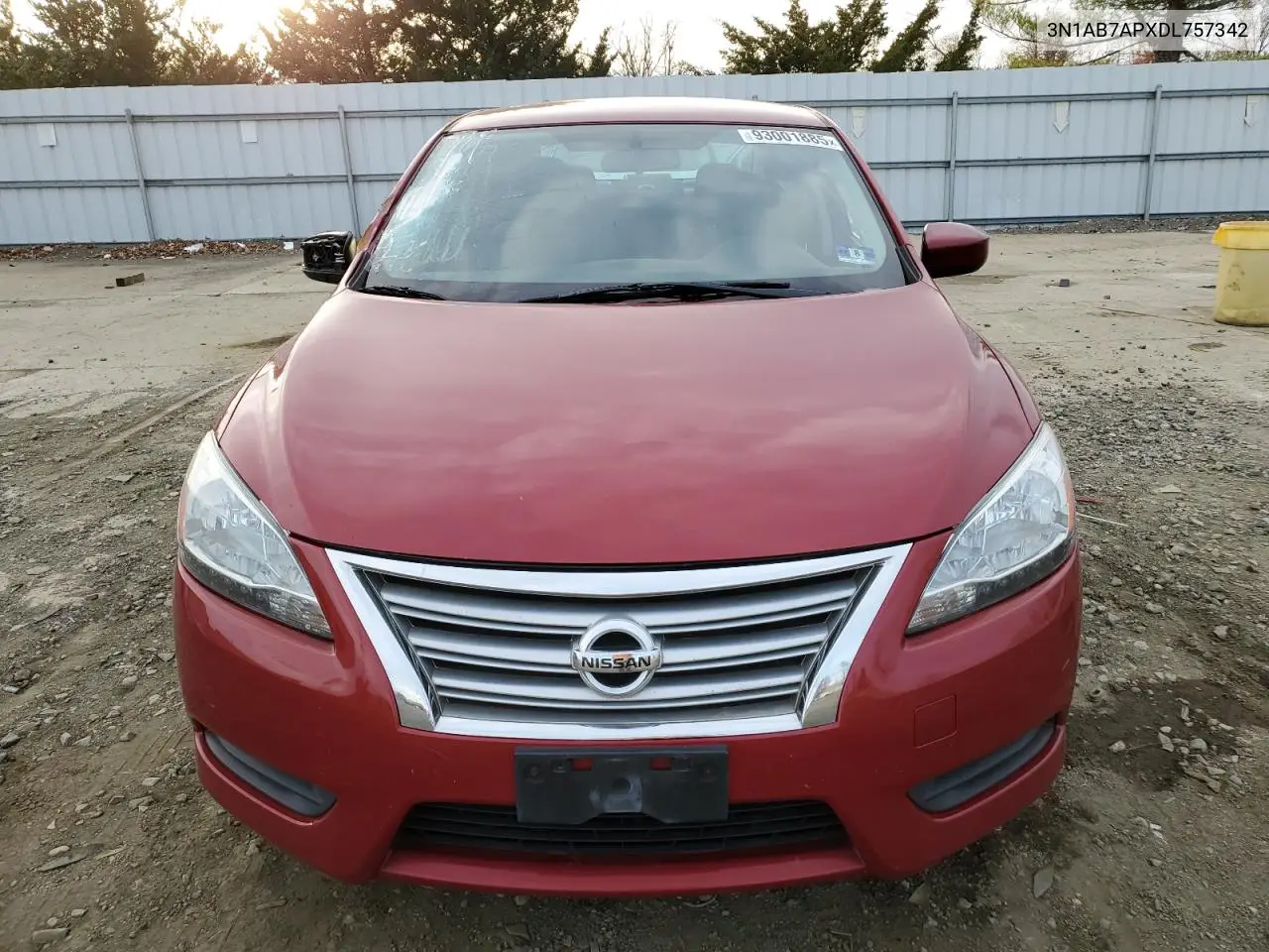 3N1AB7APXDL757342 2013 Nissan Sentra S