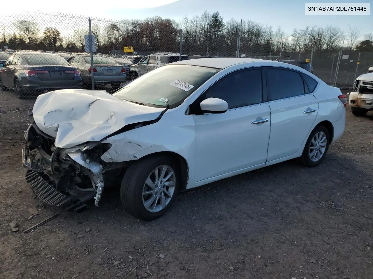 3N1AB7AP2DL761448 2013 Nissan Sentra S