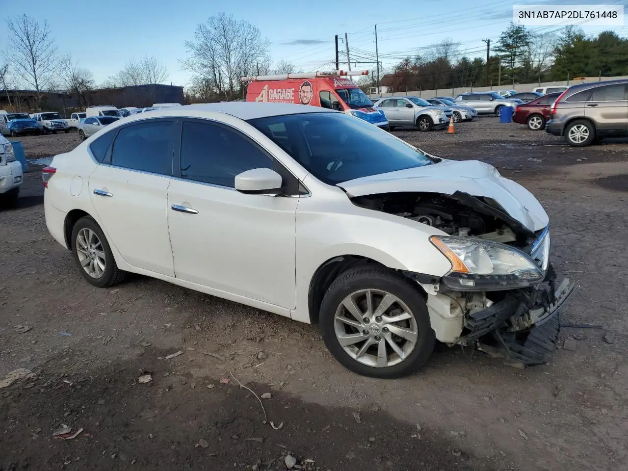 3N1AB7AP2DL761448 2013 Nissan Sentra S