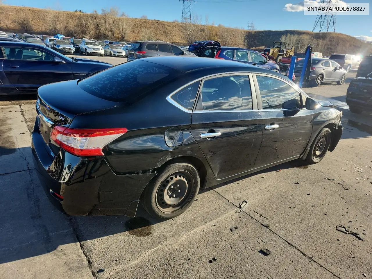 3N1AB7AP0DL678827 2013 Nissan Sentra S