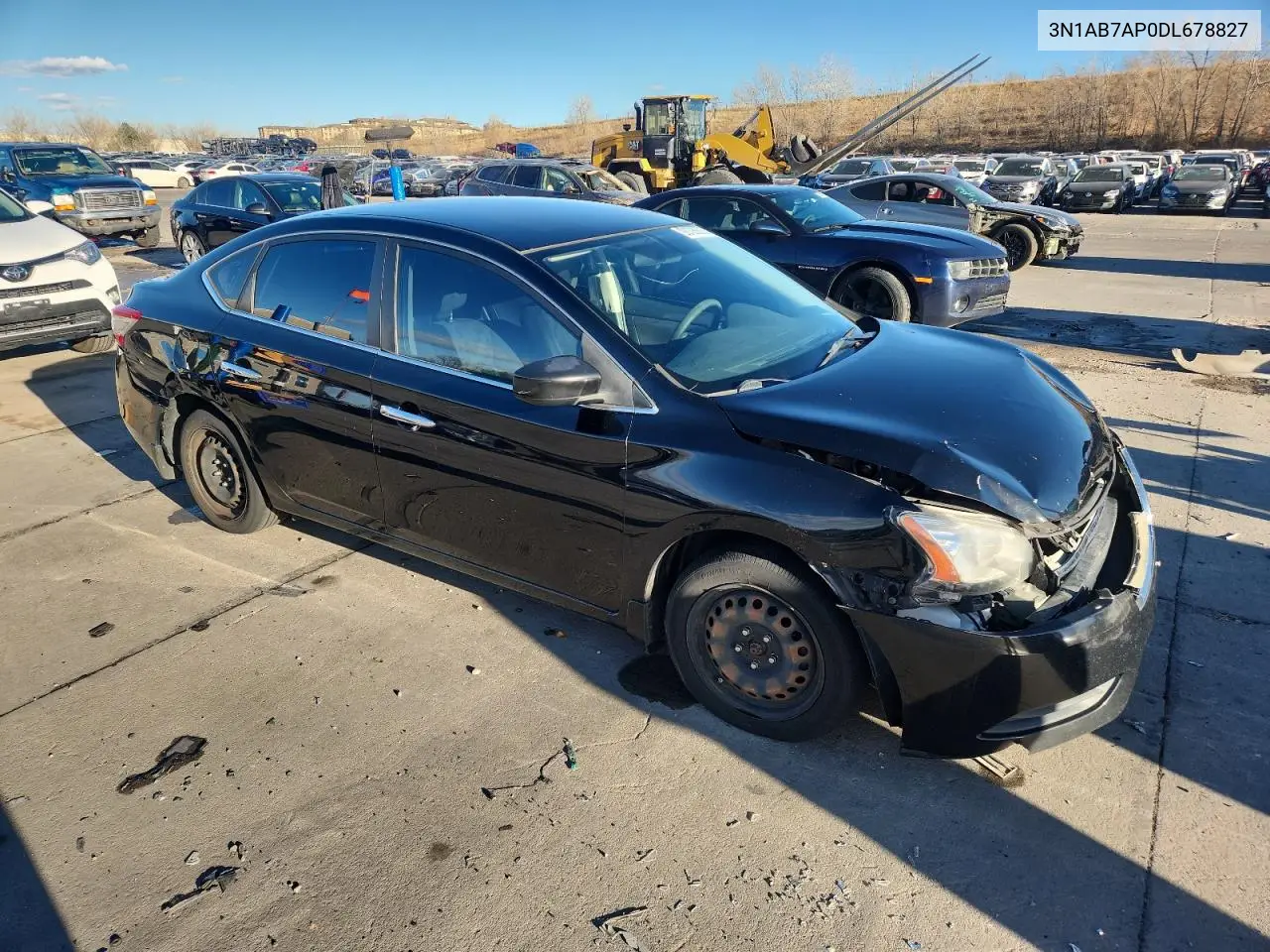 3N1AB7AP0DL678827 2013 Nissan Sentra S