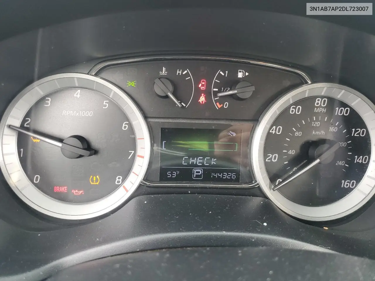 3N1AB7AP2DL723007 2013 Nissan Sentra S