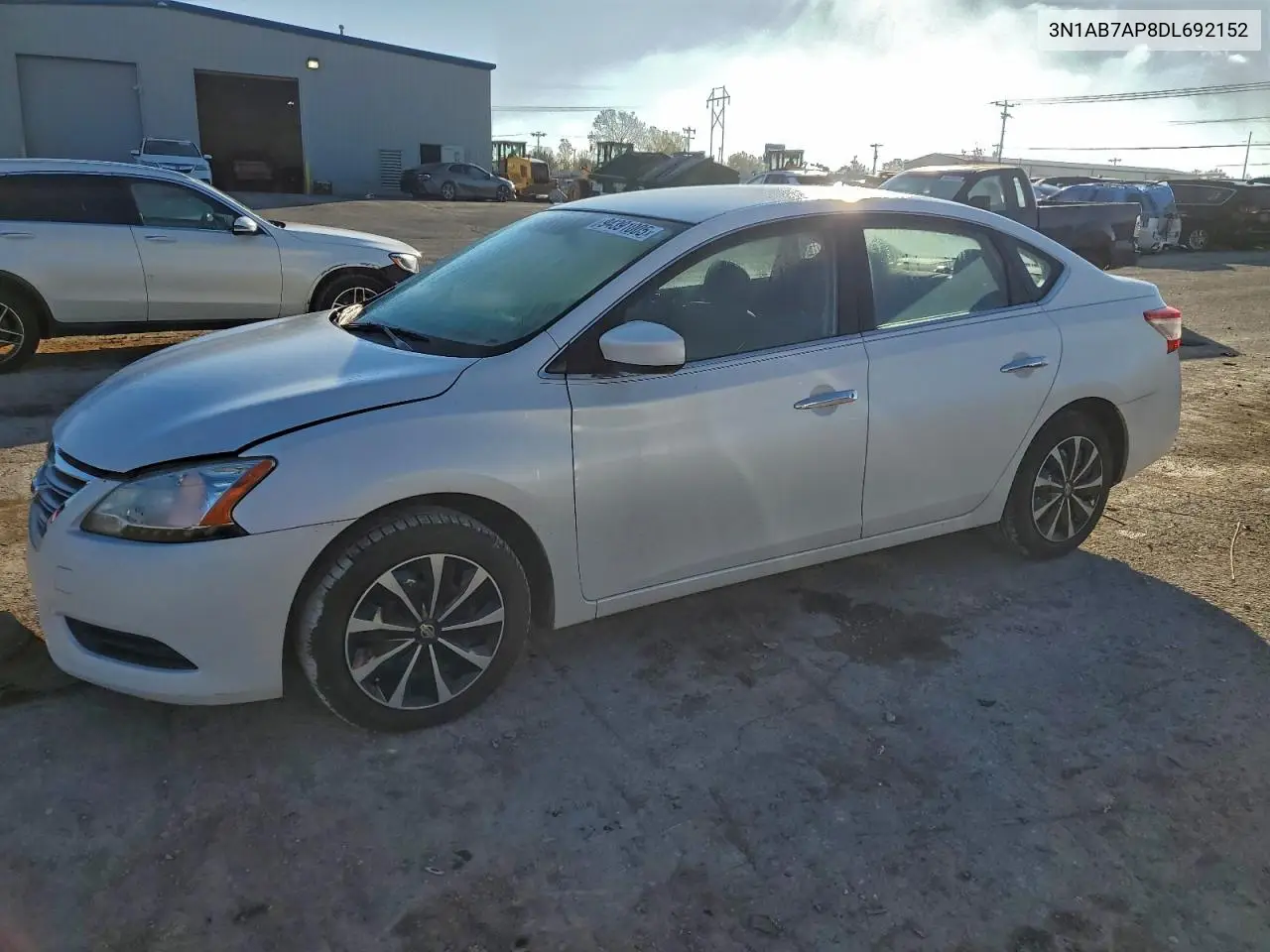 3N1AB7AP8DL692152 2013 Nissan Sentra S