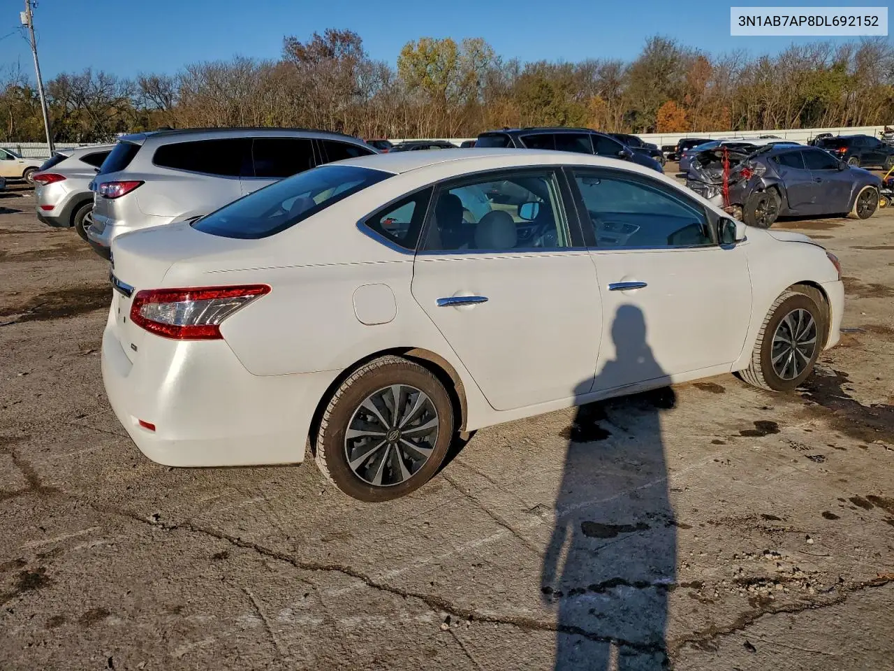 3N1AB7AP8DL692152 2013 Nissan Sentra S